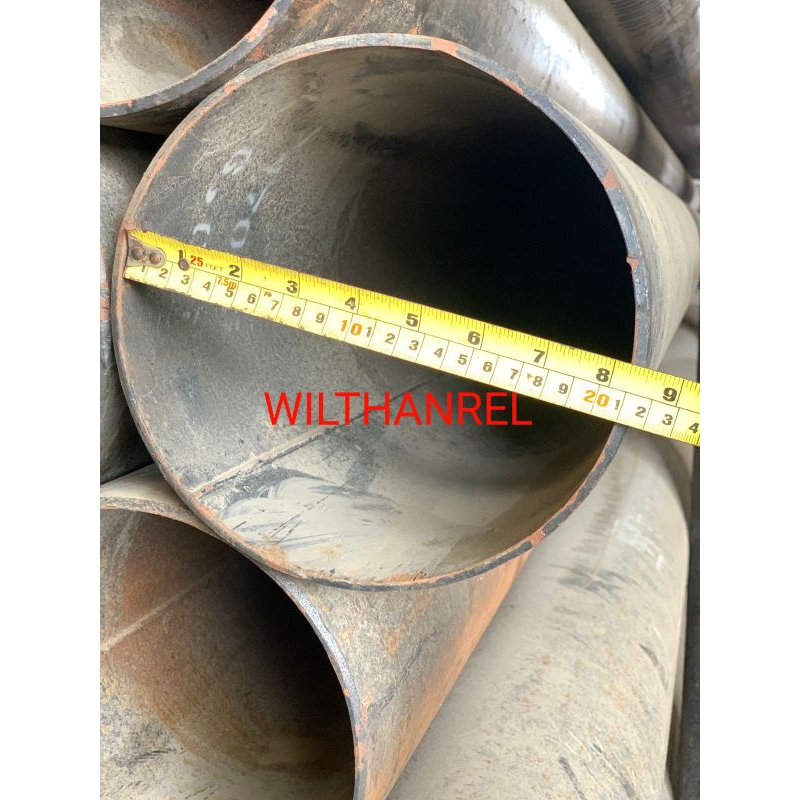 pipa besi tebal 5mm welded bahkrie 8" medium