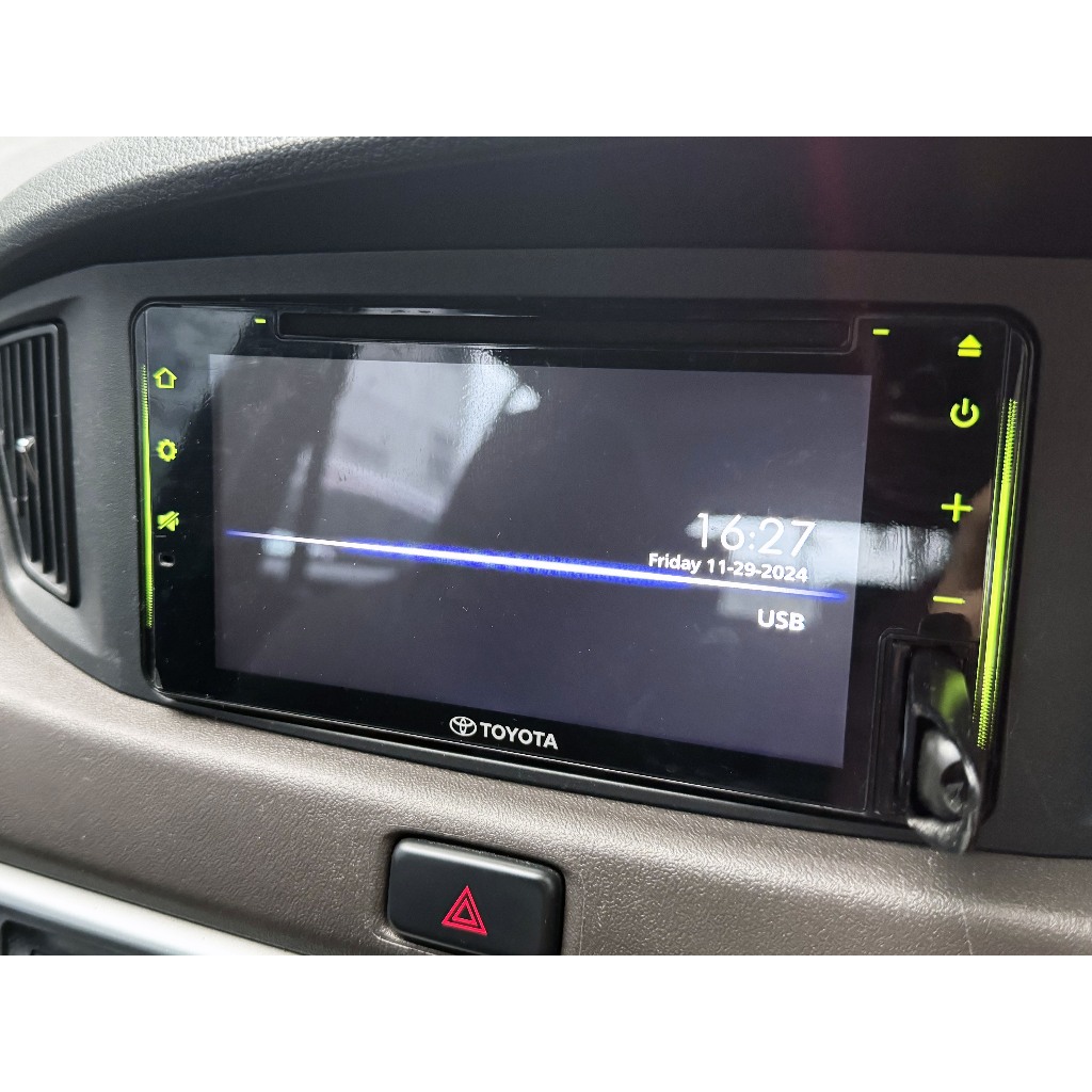 Screen Guard Layar Head Unit Toyota Calya - Transparant - Bening