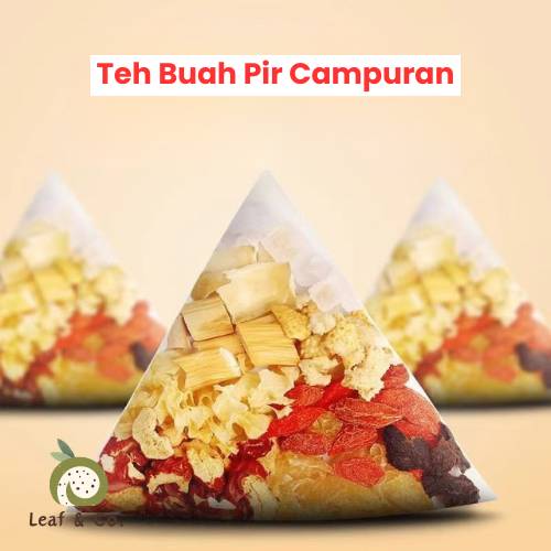 

Teh Buah Pir Kombinasi Kesehatan Mengurangi Panas Sakit Tenggorokan / Mixed Pear Fruit Healthy Tea