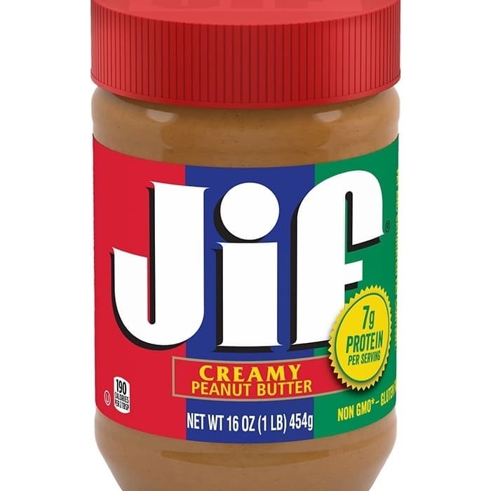 

pekanbaru / jif creamy peanut butter / selai kacang untuk olesan roti / bahan baking campuran kue
