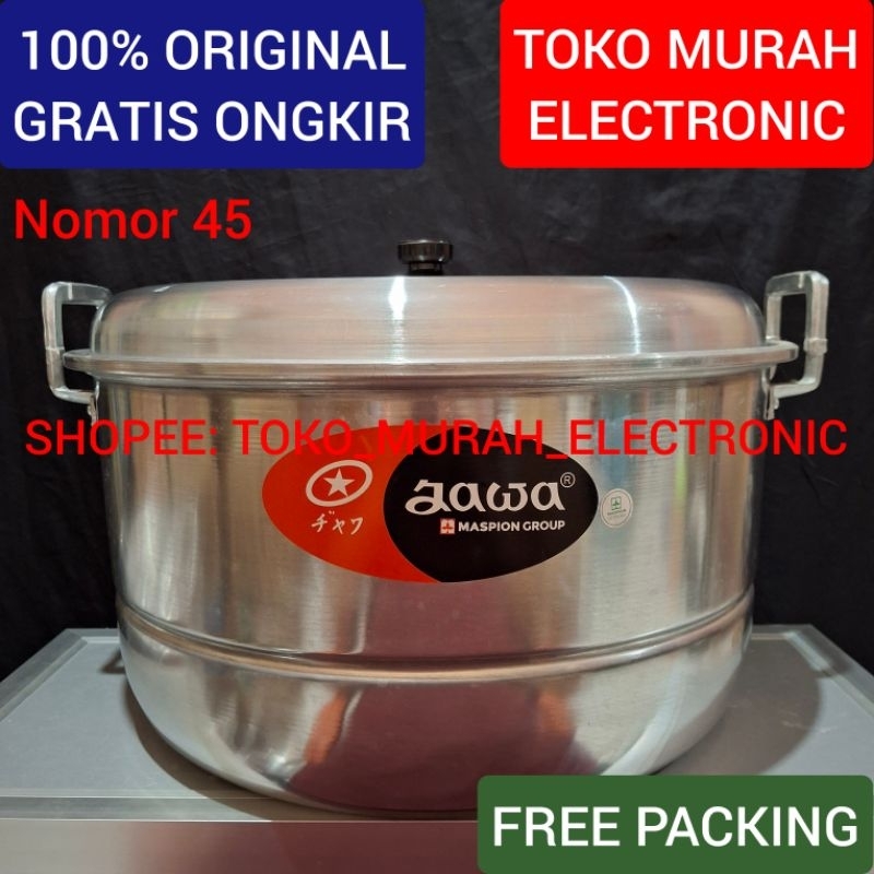TME - Dandang Jawa 45 Cm Original Panci Kukusan Serbaguna