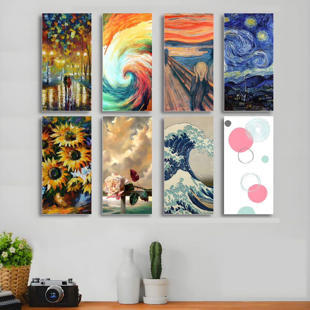 Hiasan Dinding Seri Gambar Seni Klasik Dekorasi Ruang Tamu/Kamar