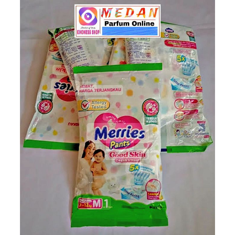 Pampers Merries Sachet M