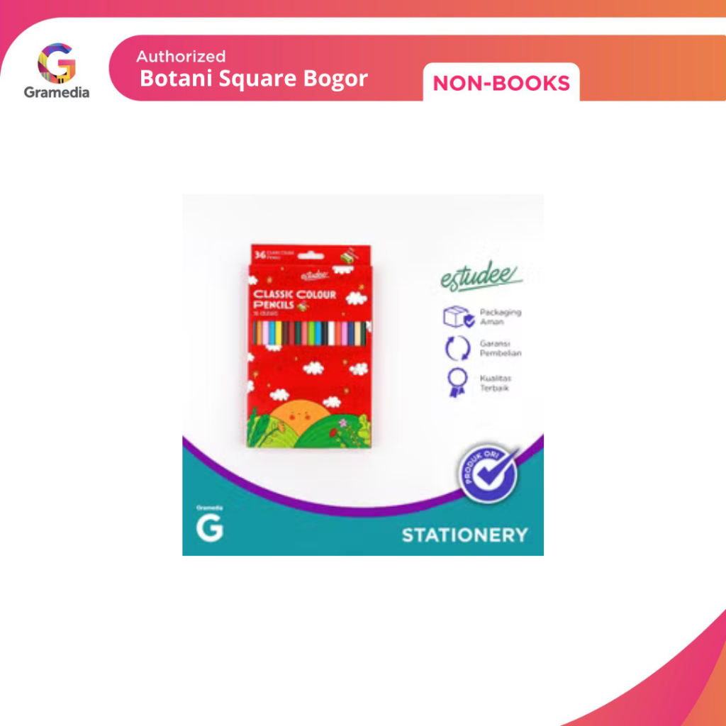 

GRAMEDIA BOGOR - ESTUDEE CLASSIC COLOR PENCIL 36 ES-PCL36