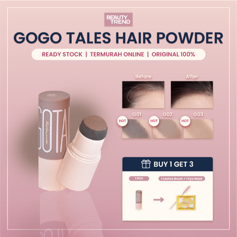 [READY ORI] Gogo Tales Hair Powder Gogo Tales Hair Shadow Gogo Tales Hairline Gogo Tales Lip GT599