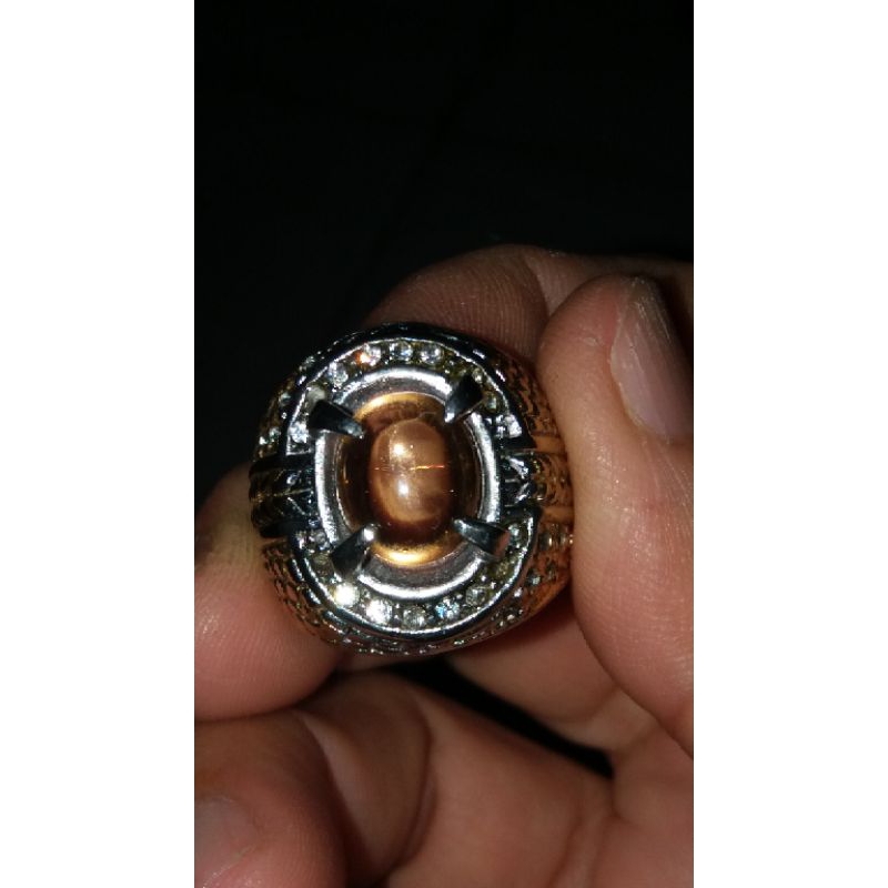 Cincin Pria Batu Akik Asli