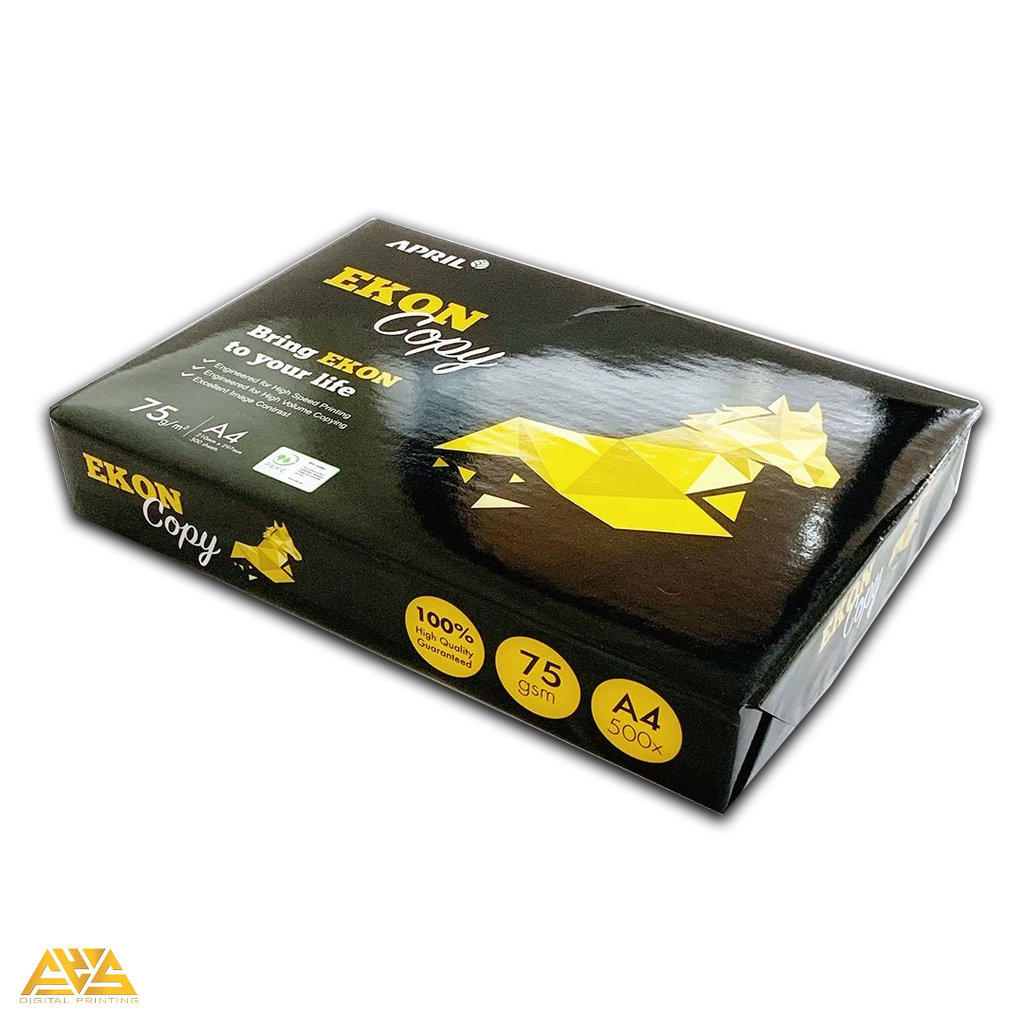 

KERTAS HVS A4 75 Gsm MURAHH!! - ISI 1 RIM (500 LEMBAR) EKON COPY