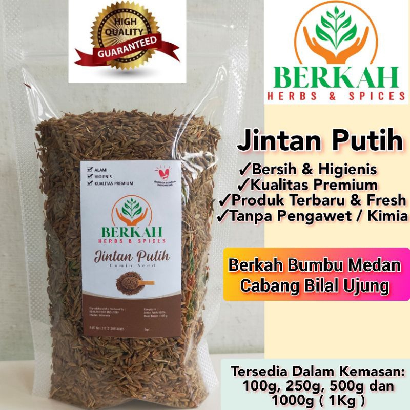 

Jintan Putih Asli Berkah 500g 1kg Kualitas Premium Wangi Halal Tanpa Pengawet