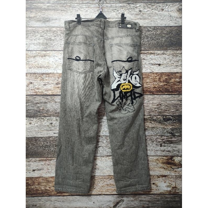 Celana Baggy Jeans Y2K Ecko Unltd Jeans Baggy Y2K Ecko Vintage Y2K Jeans Hip Hop
