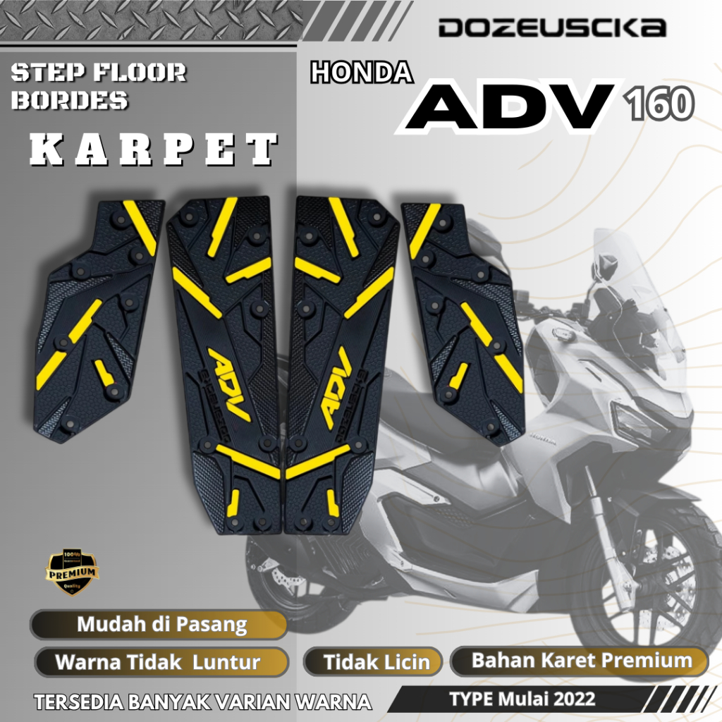 ADV 160 KARPET | AKSESORIS ADV 160 | PIJAKAN MOTOR HONDA ADV 160 | KARPET MOTOR ADV 160 | AKSESORIS 