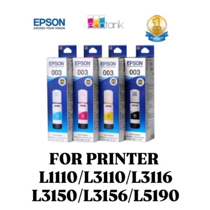 TINTA EPSON 003 ORIGINAL 1 SET