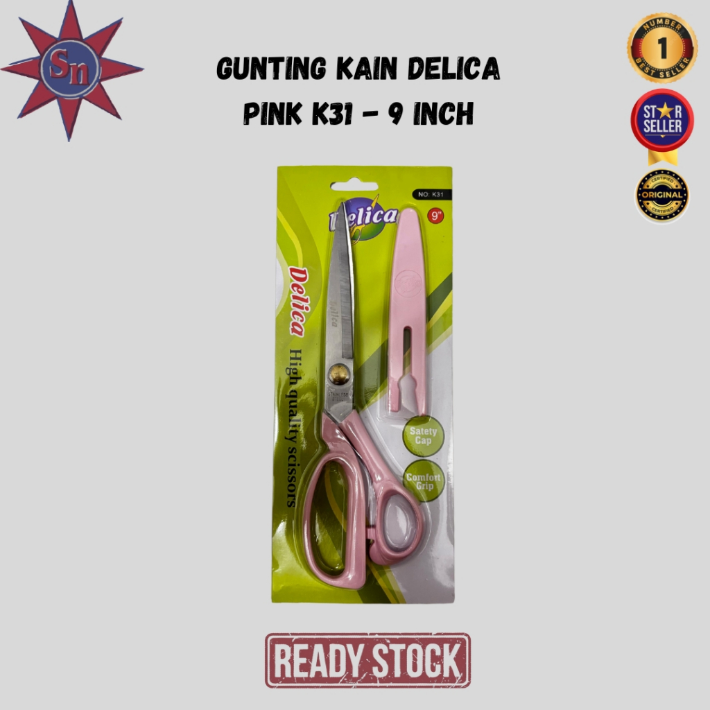 

Gunting Kain Delica Pink K31/9 Inch Original Product