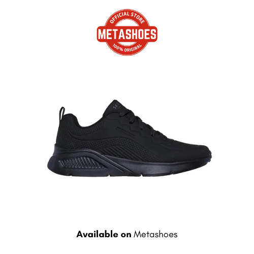 Sepatu Casual Uno Lite Men's Sneakers - Black Original