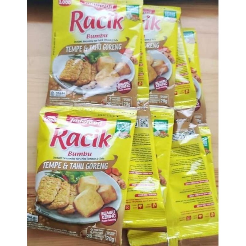 

INDOFOOD Bumbu Racik Tempe & Tahu Goreng 20 Gram isi 10 Sachet