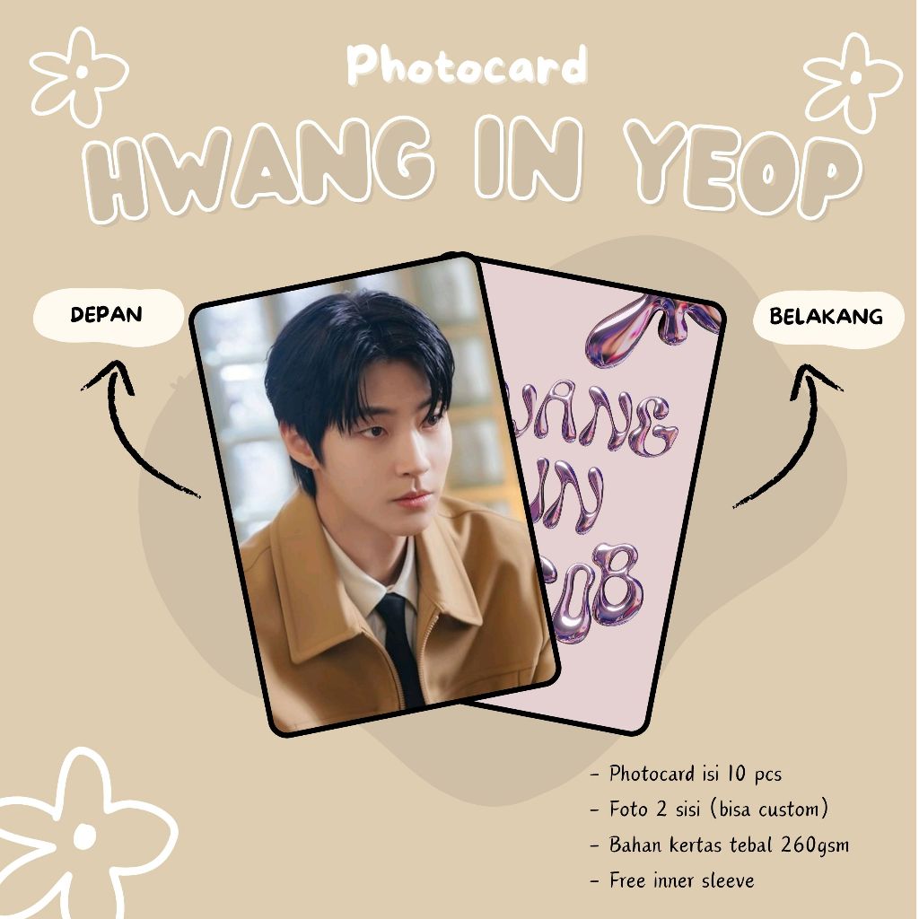 (10 PCS) PHOTOCARDS HWANG IN YEOP