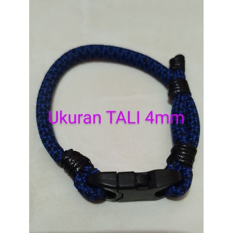 gelang tali paracord buckle sodok