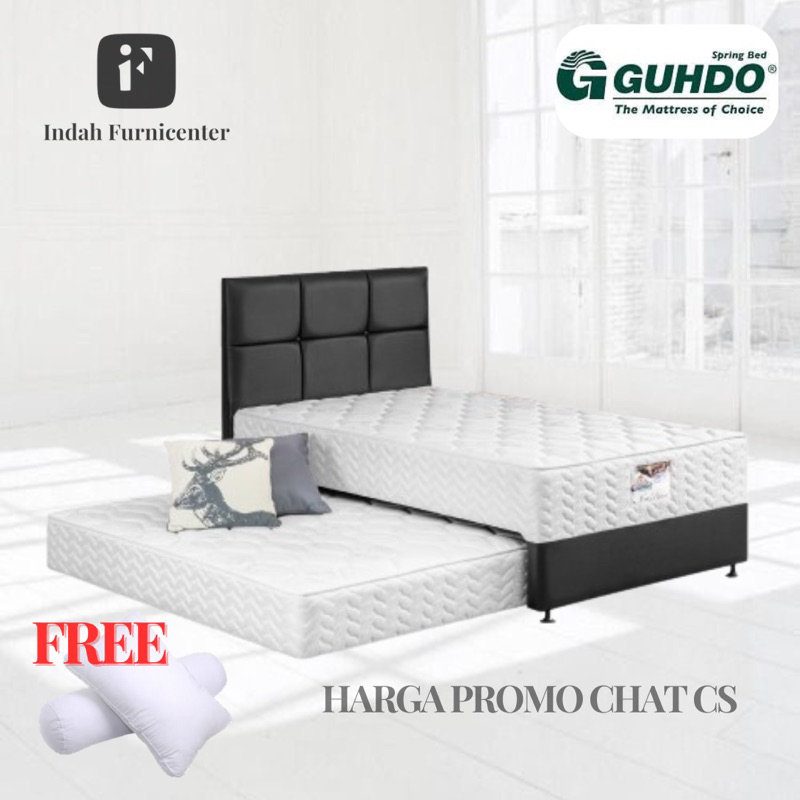 kasur spring bed guhdo new prima 90x200 120x200 140x200 160x200 180x200 sorong 2in1 matras tempat ti