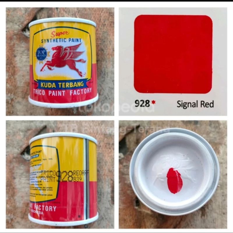 

Kuda Terbang 928 Signal Red 100 cc Cat Minyak Besi Kayu