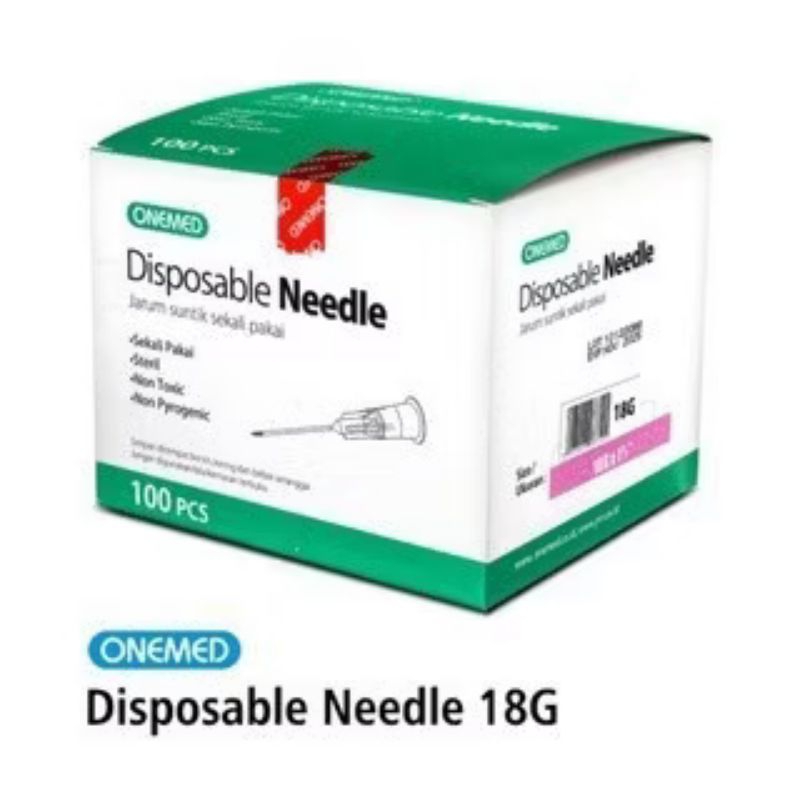 NEEDLE ONEMED NO 18_DISPOSABLE NEEDLE ONEMED NO 18