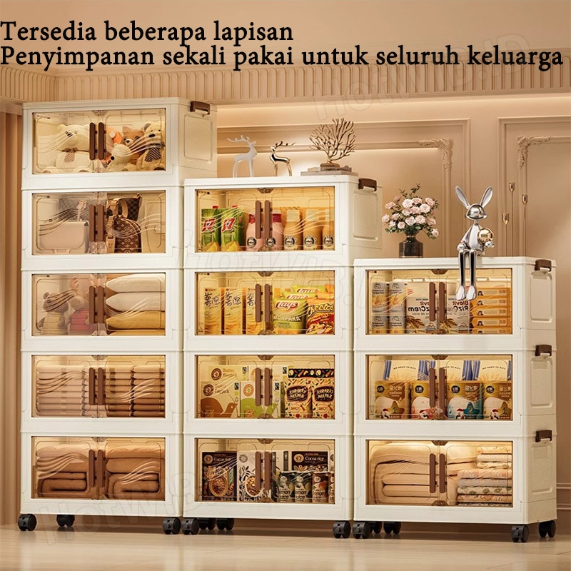 Lemari Serbaguna 3-5 Tingkat / Lemari Pakaian Plastik