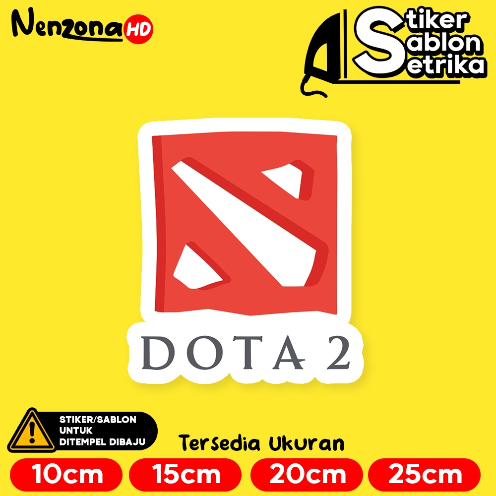 

Dota 2 Logo Games Gaming Moba Stiker Sablon Setrika by Nenzona HD
