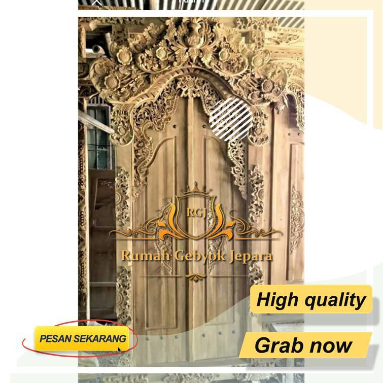 Pintu Gebyok Jati Asli | Gebyok Bali | Pintu Gebyok | Gebyok Ukir Bali | Pintu Gapura Gebyok