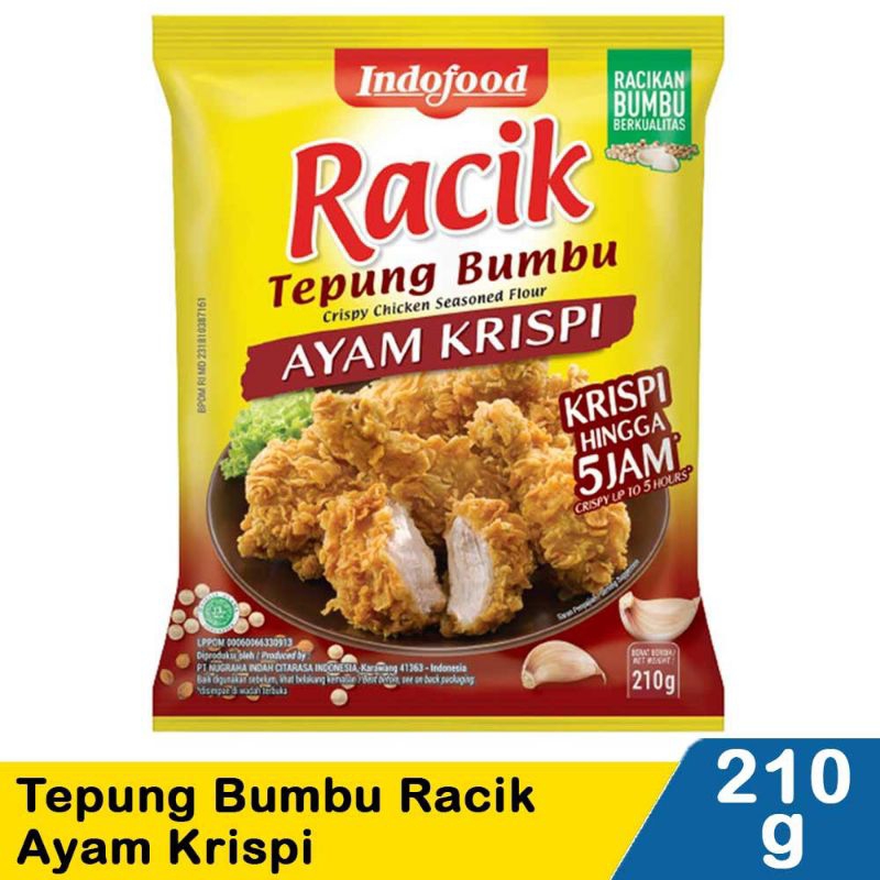 

Indofood Tepung Bumbu Racik Ayam Krispi 210 gr