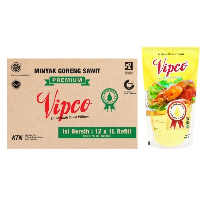 

Minyak Goreng Vipco 1 Liter sedus