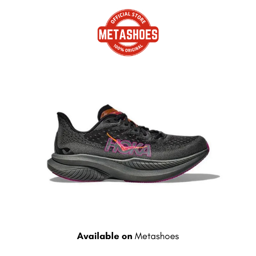 Sepatu Running Mach 6 Women's Running Shoes - Black/Fuchsia Original