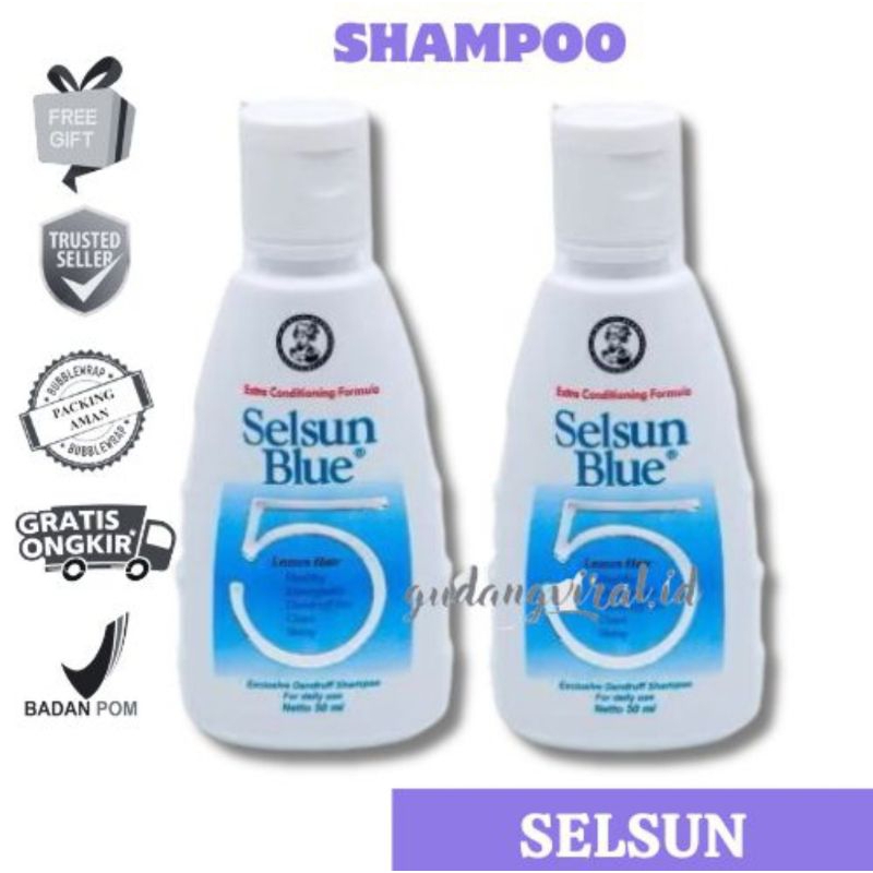 -GV- SELSUN BLUE 5 SHAMPOO | SAMPO KETOMBE 60ML