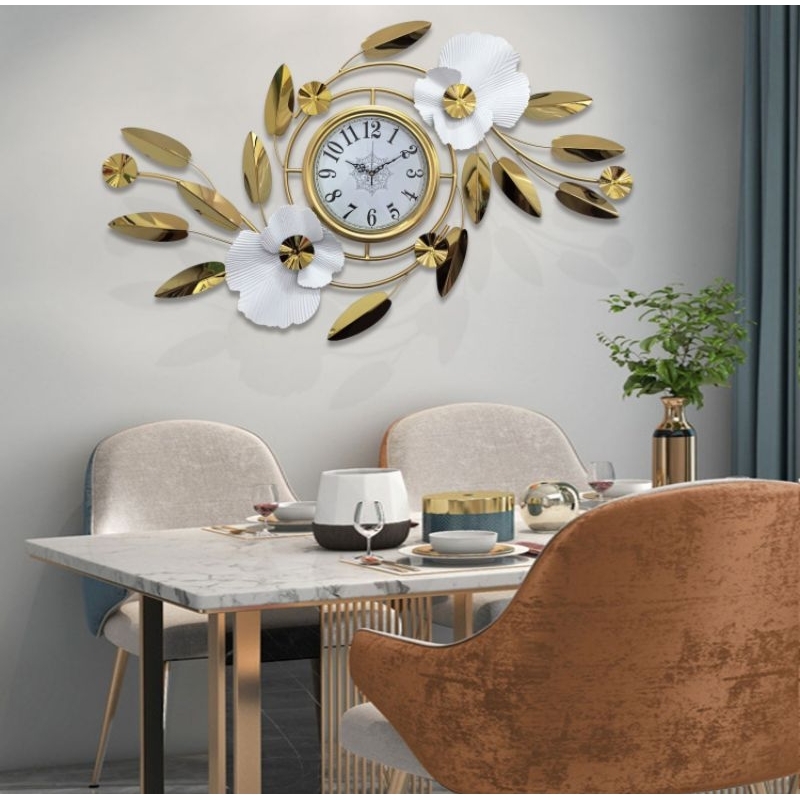 [[110*60cm]]Jam dinding besar ruang tamu ruang makan design minimalist mewah