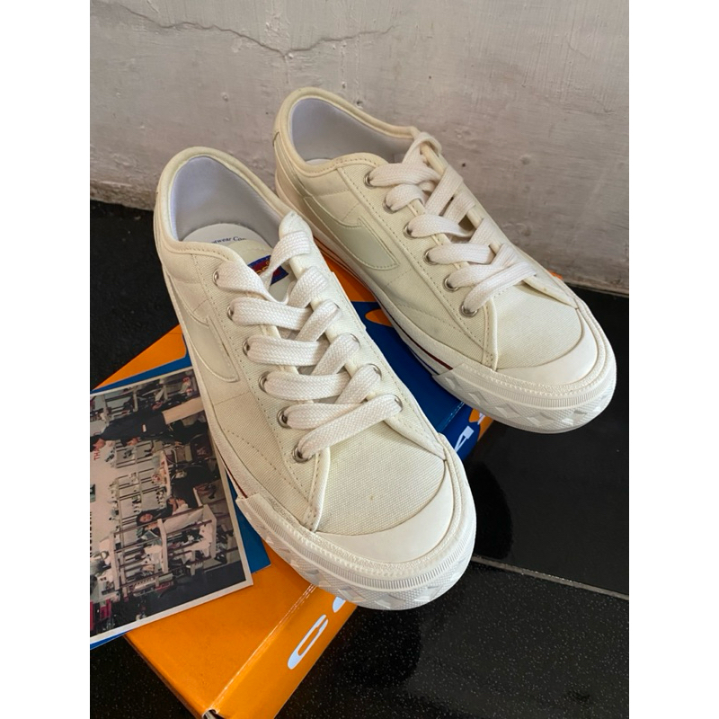 Sepatu Compass Retrograde Low Cream Second LikeNew