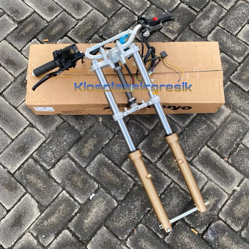 paket stang day type low type mediu set shock depan ninja skok ninja rr r old master brembo mos rcb 