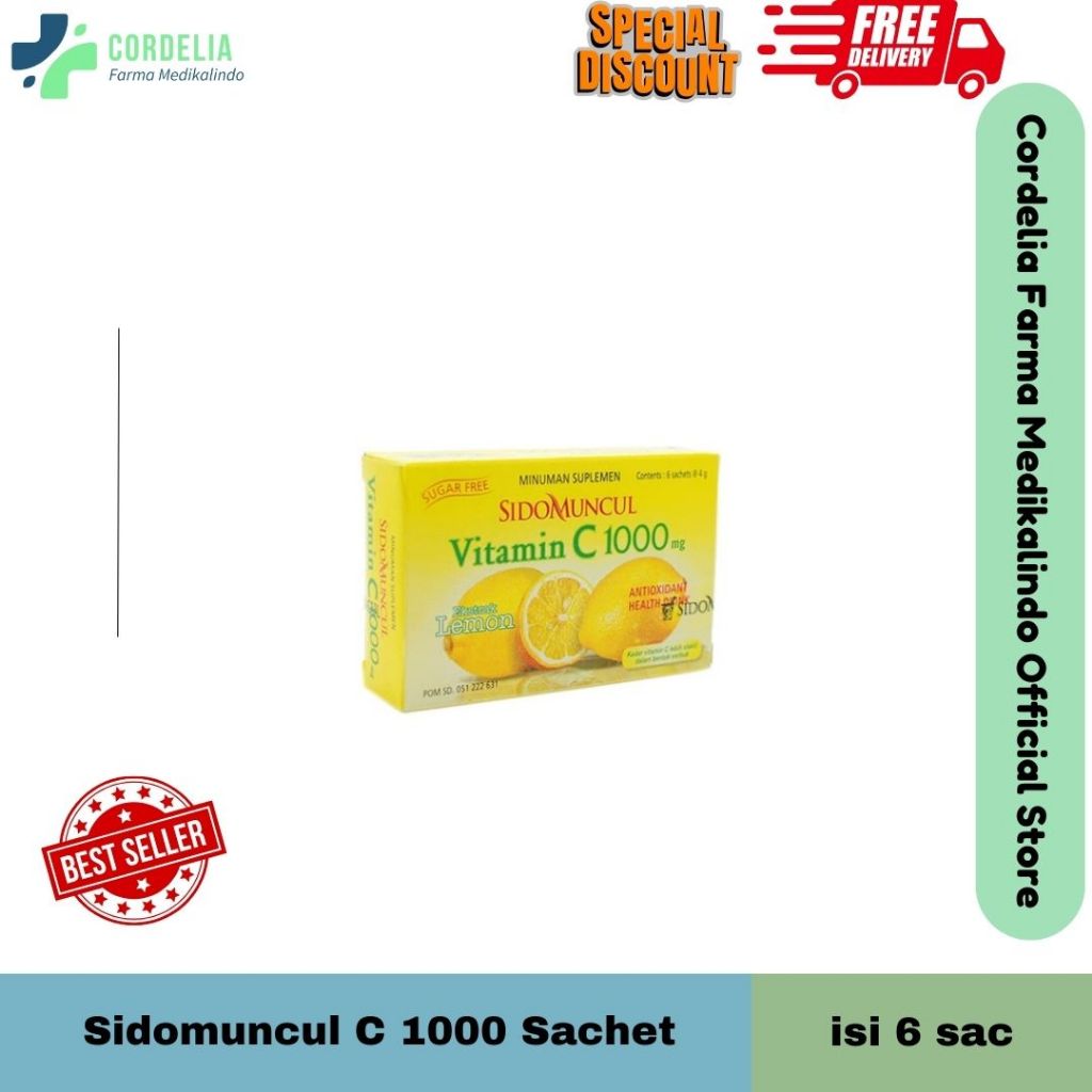 

Sidomuncul Vitamin C1000 isi 6