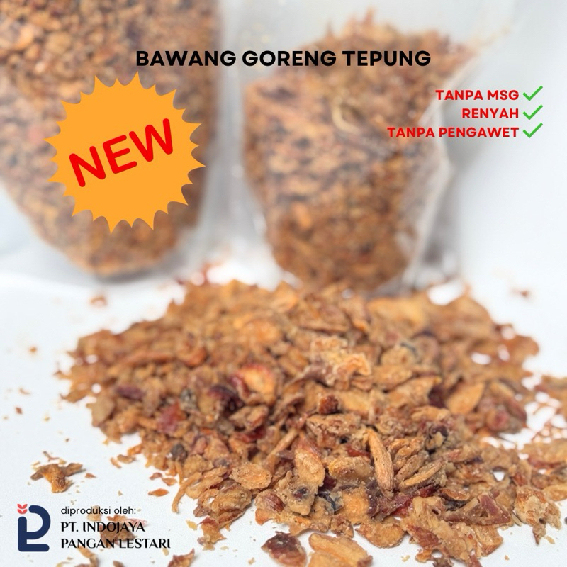 

BAWANG GORENG TEPUNG RENYAH 1KG , 500Gram