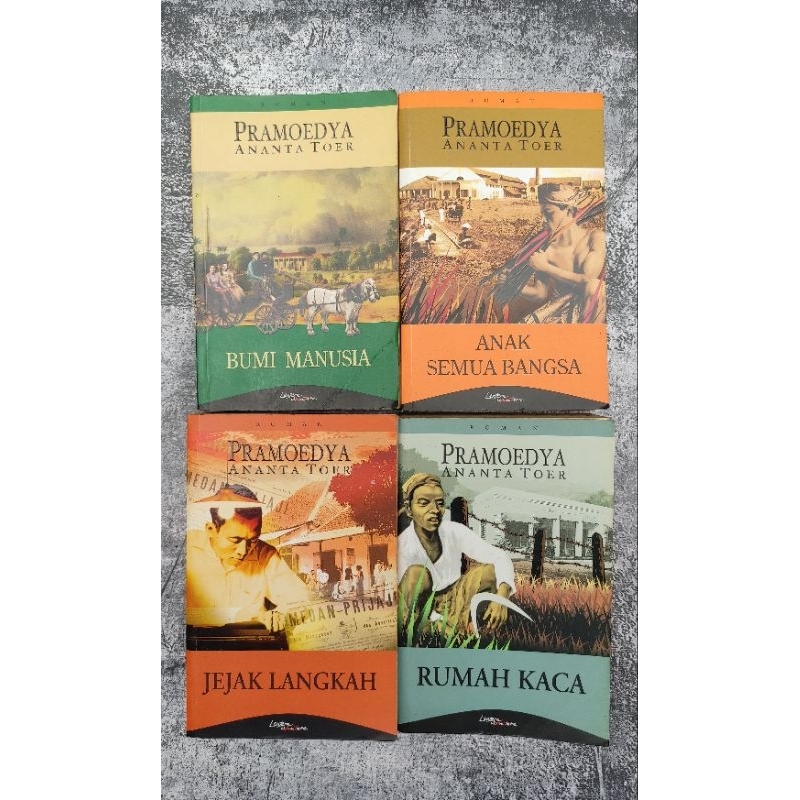 (Buku Original) Tetralogi Buru - Pramoedya Ananta Toer edisi Lentera Dipantara