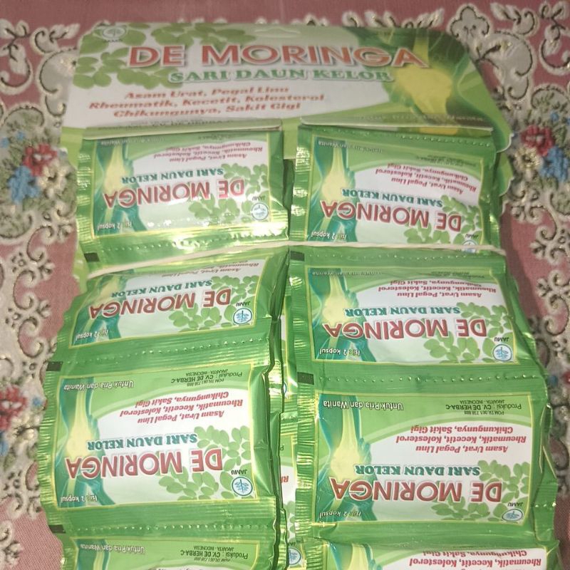 

De moringa kapsul sari daun kelor