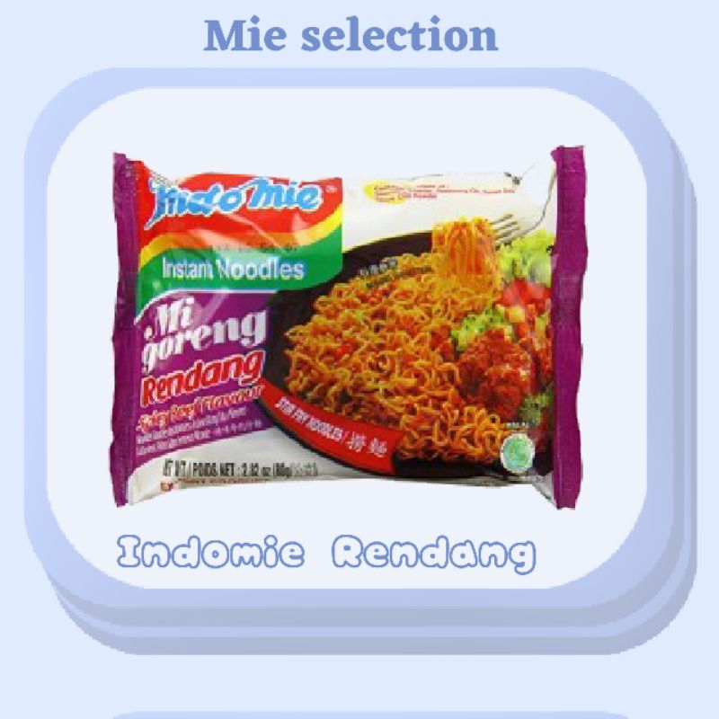 

Mie instan Indomie rasa Rendang