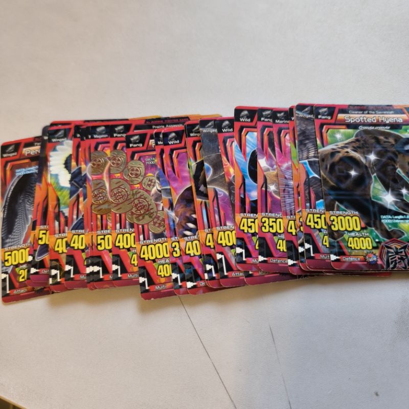 STRONG AND GREAT ANIMAL KAISER FIGHTER CARD Original bisa milih