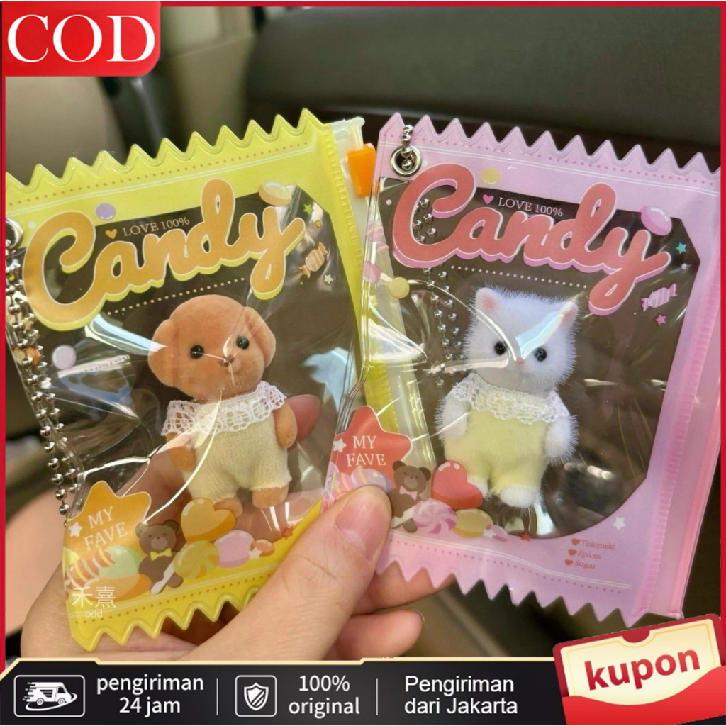 PHK Sylvanian Families Poodle Koala Mainan Kucing Persia/Seri Baru Boneka Poodle Koala Kucing Persia