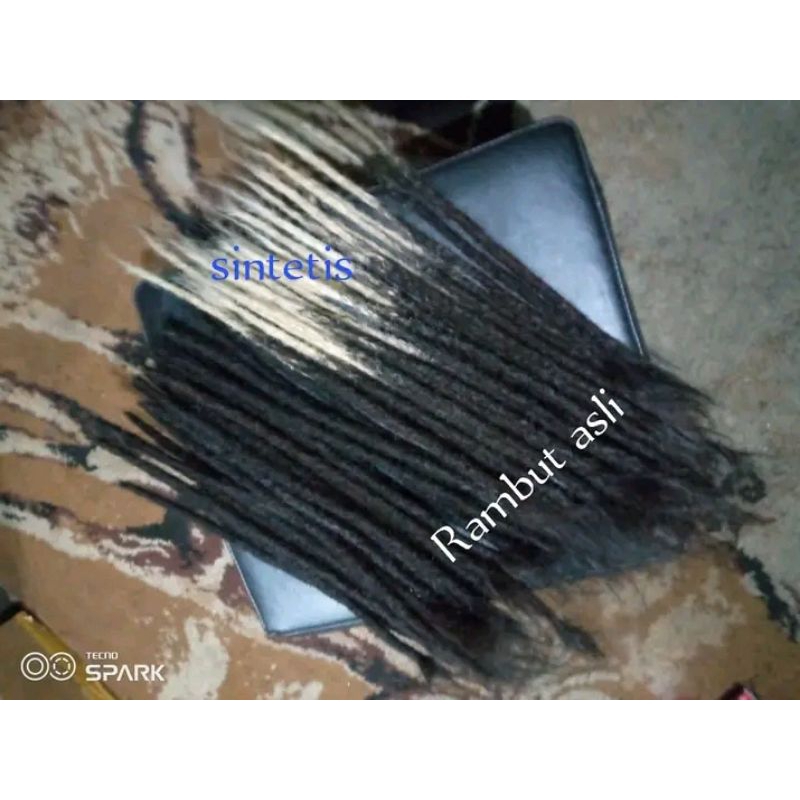 Adly - Rambut Gimbal Sintetis/ Rambut/ Rambut Sambung