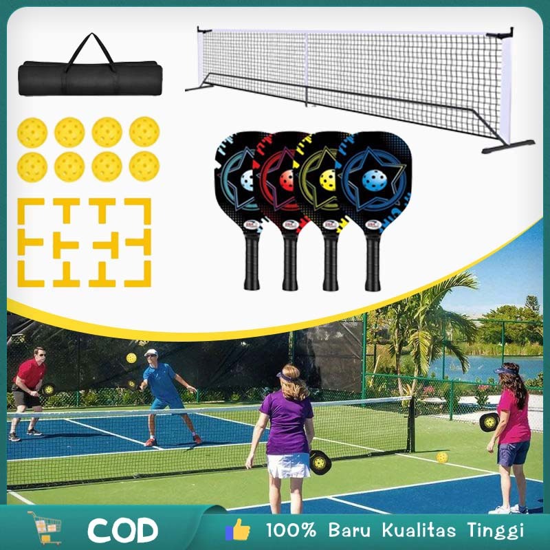 1 Kotak Pickleball Set Pickleball Peddle Pickleball Paddle Pickleball Khansa