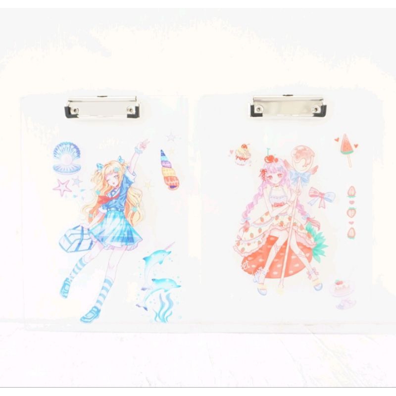 

Papan Clipboard With Cover Papan Ujian Papan Jalan Aesthetic/HC Papan jalan Motif Kartun Karakter 3D Papan Ujian A4 Clipboard Ujian papan tulis anak/Papan Karakter
