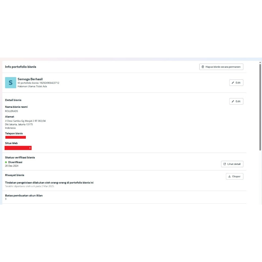 AKUN FB OLD + BM350 VERIF (GARANSI LOGIN)