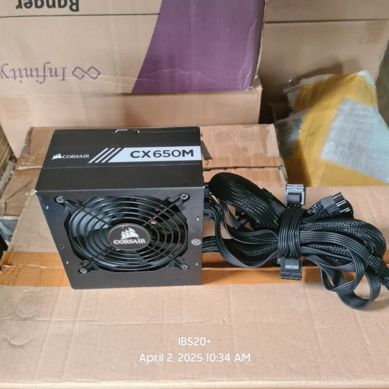 PSU CORSAIR CX650M 650W 80+ BRONZE SEMI MODULAR