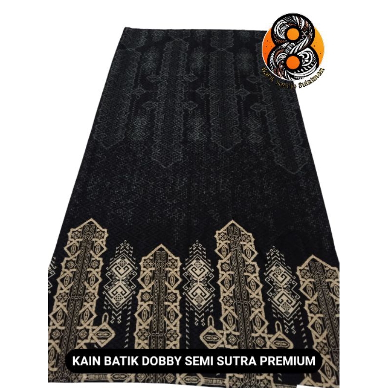 KAIN BATIK DOBBY SEMI SUTRA PREMIUM & BATIK BERKUALITAS P. 2.4m X L 1.15m