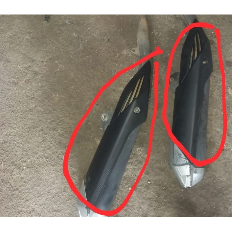 cover knalpot GTR150