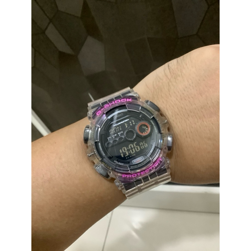 Jual Jam Tangan Pria G Shock GD100MS Transparan