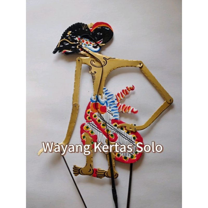 Wayang kulit kertas wayang mainan Puntadewa Yudistira