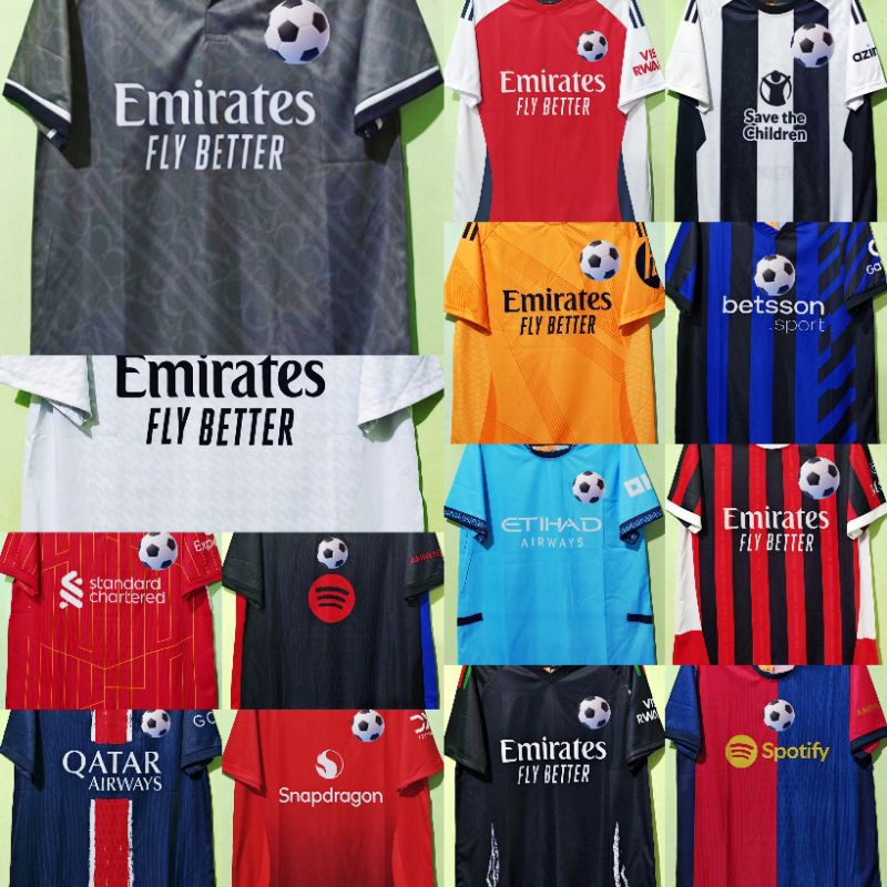 Jersey bola auri 24/25 printing